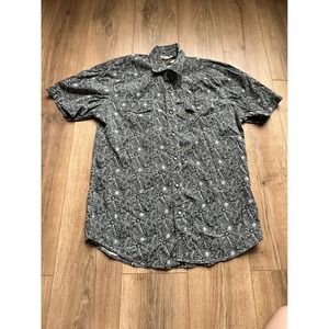 Dukes Bark‎ American Sportswear Men's Short Sleeve Button Down Shirt Size Medium